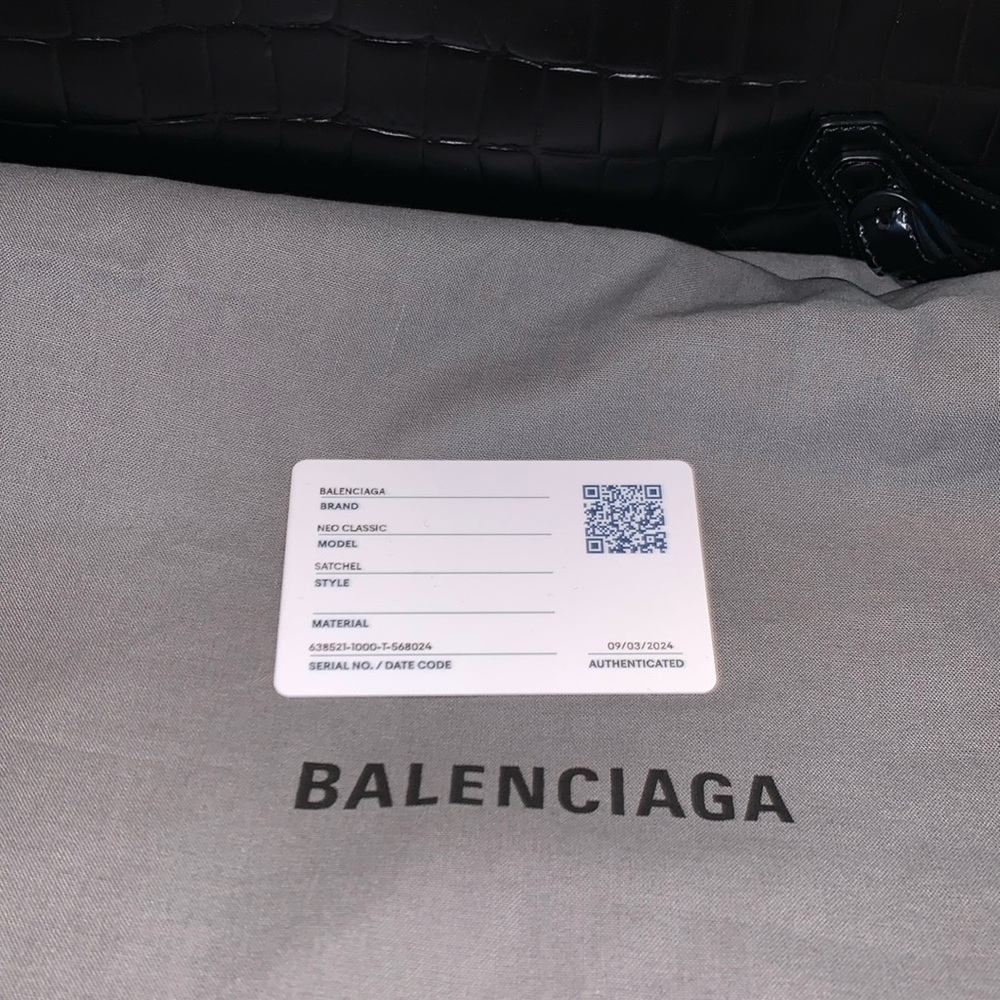 Balenciaga Neo city croc embossed - Picture 7 of 17